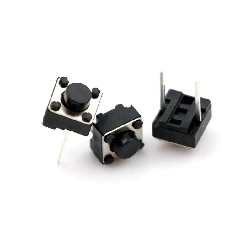 Mini Push Button 2 pin 6x6x5.5mm (20pcs): Buy Online at Best Price in Egypt  - Souq is now Amazon.eg