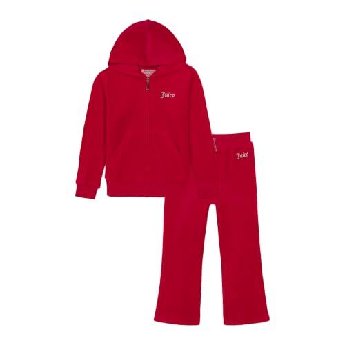 Image of Juicy Couture 2pc Zip Up Velour Jog Set
