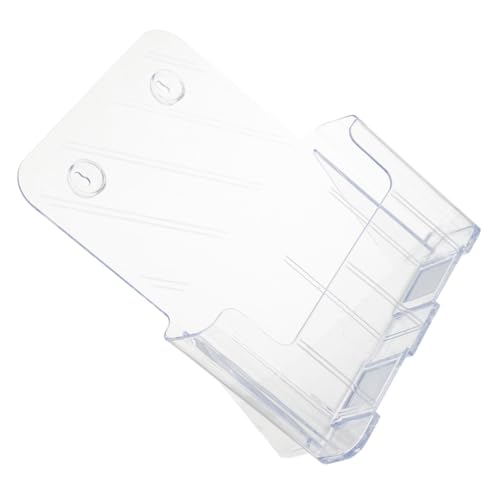 HAPINARY Soporte de Pared Transparente para Documentos y Revistas Organizador de Archivos Exhibidor de Folletos y Catálogos para Oficina