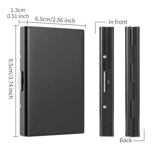 Stainless Steel Credit Card Wallet RFID Blocking Metal Case Pocket Business Card Holder for Women and Men3