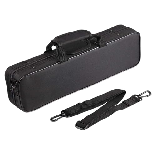 JunZheHub 16穴フルートケース、軽量、ハンドル付き、多機能、オックスフォード生地