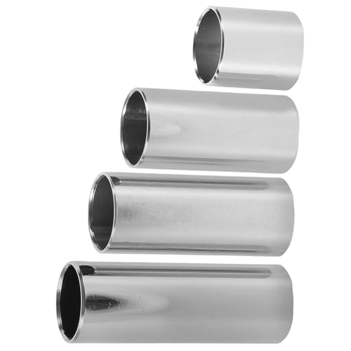 Abaodam Guitar Slide Metal Guitar Slide Ring Finger Protector 28mm 51mm 60mm 70mm