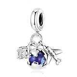 Eternalll Jewellery Dangle Charm Little Baby Boy Charms Original 925 Sterling Silver Happy Child Dangle Bead Birthday Charms for Bracelet Pandora Charms (Aircraft Camera Charm)