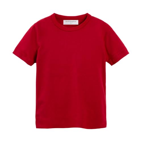 Image of Mud Kingdom T-Shirt for Boys Short Sleeve Plain Cotton Classic Summer Casual Stripe