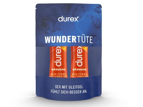 Durex Gleitgel Wärmend - Gleitmittel auf Wasserbasis für Sex, wärmende Effekte & angenehme Gleitfähigkeit – Kondomgeeignet 200 ml (2 x 100 ml) Durex Gleitgel Wärmend - Gleitmittel auf Wasserbasis für Sex, wärmende Effekte & angenehme Gleitfähigkeit – Kondomgeeignet 200 ml (2 x 100 ml)