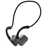 Hanngo.R R9 Auriculares Inalámbricos de Conducción Ósea Bluetooth A Prueba de Agua y Sudor para Uso en la Oficina, el Auto y Actividades al Aire Libre Tiempo de Reproducción 6H Diseño Ergonómico