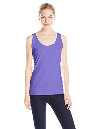 Hanes Women's Scoop Neck Tank Top, Petal Purple, Small