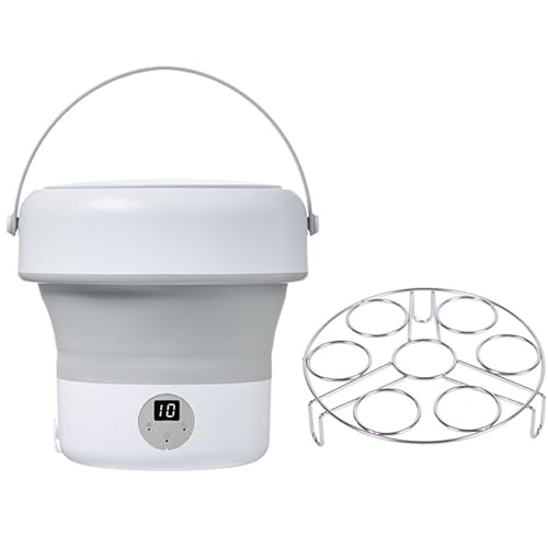 Portable Dishwasher, No Plumbing, 5L Capacity, Folding Design, Double Cleaning Function, Countdown Display, Multifunctional Stainless Steel Shelf for Household Use