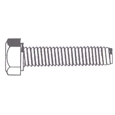 GFD – Sechskantschraube M8 x 80 DIN933 8,8 Gewinde Zink/ADO 