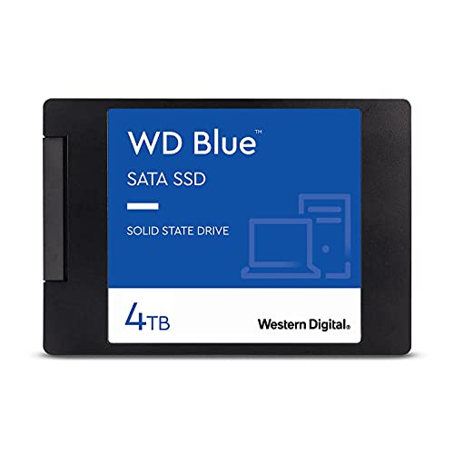 Western Digital 4TB WD Blue 3D NAND Internal PC SSD - SATA III 6 Gb/s, 2.5