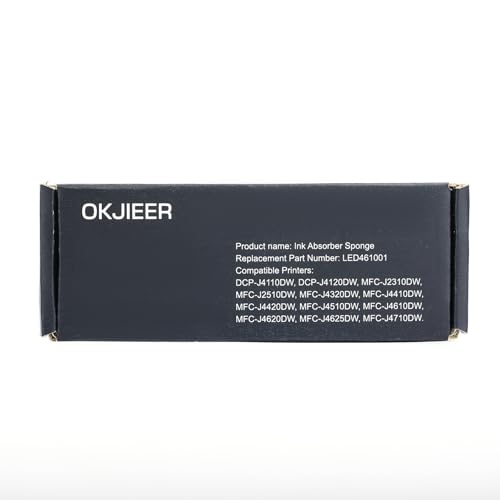 OKJIEER Tintenabsorber-Schwamm LET433001 für Brother DCP-J4110DW J4120DW MFC-J2310DW J2510DW J4320DW J4410DW J4420DW J4510DW J4610DW J4620DW J4625DW J4710