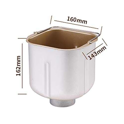 L.BAN Automatische Brotmaschine Edelstahl Brotbackmaschine, 18 Programme Smart Touch-Taste 3 Krustenfarben 13 Stunden… – Bild 3