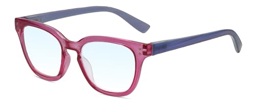 Calabria R860 Cat Eye Blue Light Blocking Reading Glasses Women’s Trendy Eyeglasses Work Gaming Computer Readers w/Case