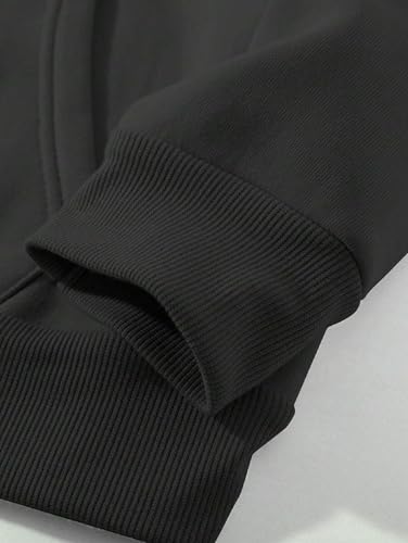 THALASI Black Cotton Hoodie for Men - Image 5