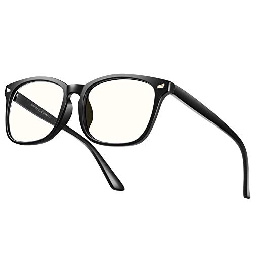 ENSARJOE Blue Light Blocking Glasses Square Nerd Eyeglasses Frame Anti Blue Ray Computer Game Glasses