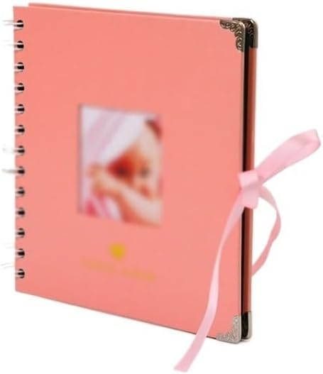 Travel Growth Commemorative Book ﻿ Handmade Album Paper Baby Album Corner Guard Commemorative Album Applicable to Photos, Receipts, Star Cards, etc(Natural)