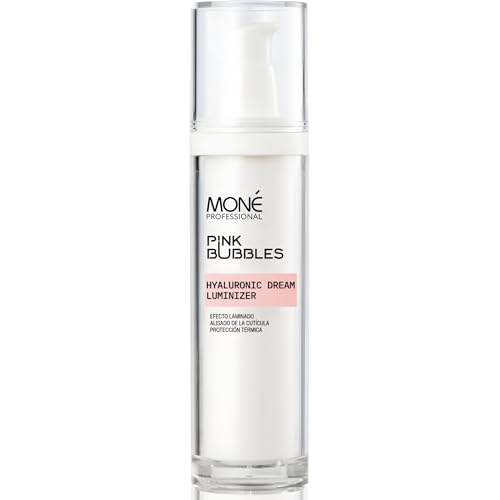 MONÉ PROFESSIONAL Hyaluronic Dream Luminizer - Serum Pelo Seco y Dañado, Reparación, Protector Térmico, Anti-Frizz, Potenciador del Brillo, Sin Aclarado, Hyaluronic Acid