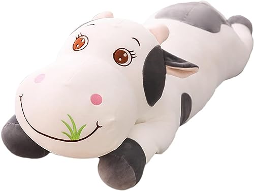 ぬいぐるみ 牛 抱き枕 抱きまくら 牛 だきまくら ぬいぐるみ 抱き枕 動物 大きい抱き枕 90cm 人気抱き枕 抱きつき枕 可愛い 背もたれクッション 柔らかく低反発 ぬいぐるみ 多機能 背当て 長いクッション 子供 プレゼント グレー