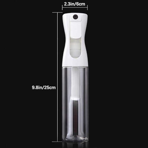 Spray Bottle For Hair – Continuous Mister Spray Bottle for Hairstyling, Cleaning, Plants, Pets, Barbers, Salons (1 Pcs Transprent)