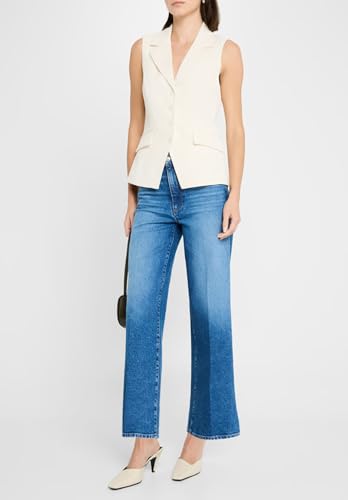 Women's Business Button Up Sleeveless Vests Fully Lined V Neck Regular Fitted Waistcoat Lapel4