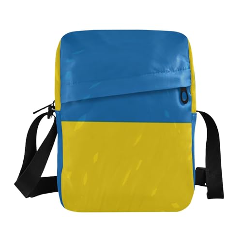 Ukraine Flag Ukrainian National men's messenger bag over the shoulder bags for men Woman Cross Body Purse Adjustable Strap for Shopping Shopping