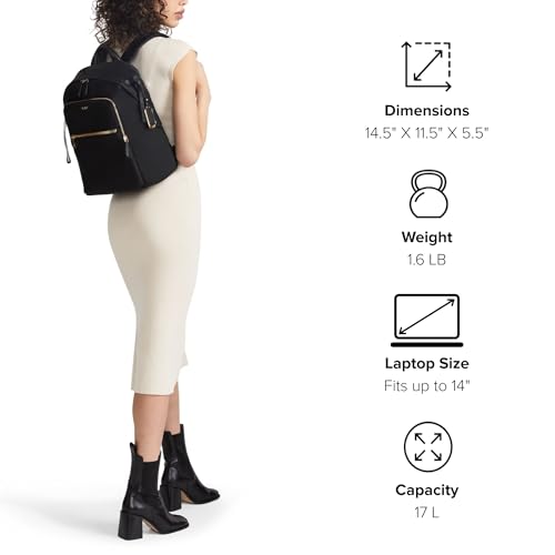 Image of Tumi Womens Halsey Backpack Mink One Size