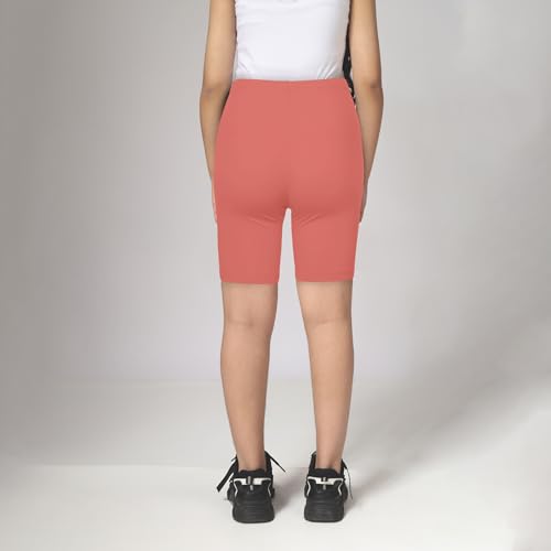 Image of KYDA KIDS Anti Bacterial Under Skirt Shorts for Girls - Under Dress Uniform Shorts & Stretchable Shorties Tights for Girls