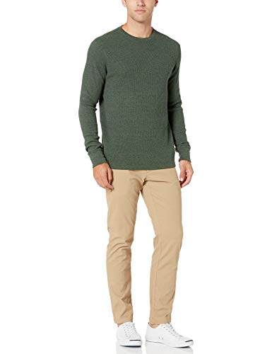 Amazon Essentials Men's Regular-Fit Long-Sleeve Waffle Shirt