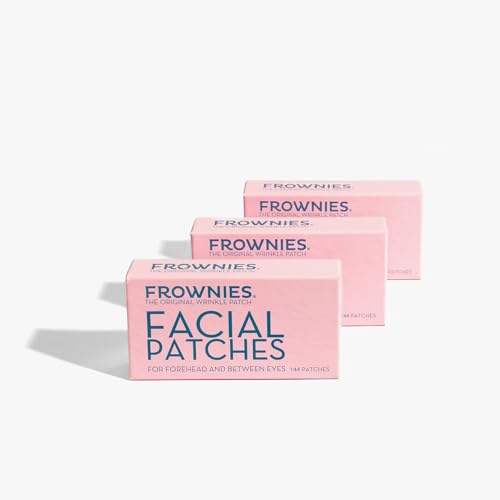 Frownies Forehead & Between the Eyes Wrinkle Patches (144) – Non-Comedogenic Forehead Wrinkle...