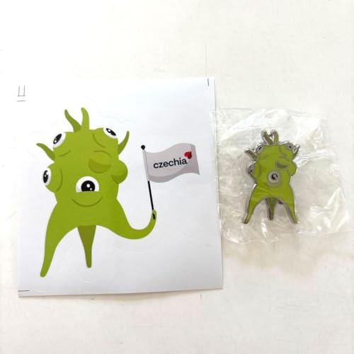 大阪関西万博2025 チェコ レネ ピンバッジ シール付きのサムネイル