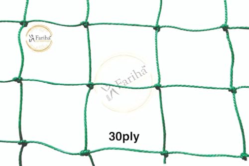 Image of Cricket Net for Practice and Training, Nylon, Green, for Cricket (30 ply, 12x50)