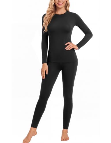 Ekouaer Thermal Underwear for Women Long Johns Set Fleece Lined Base Layer - image 1