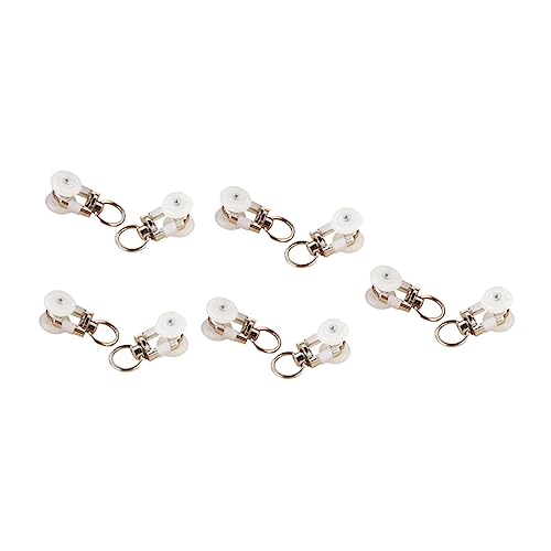 PRETYZOOM 40pcs Curtain Track Wheels Curtain Roller Pulleys for Closets and Offices Easy to Install and Use