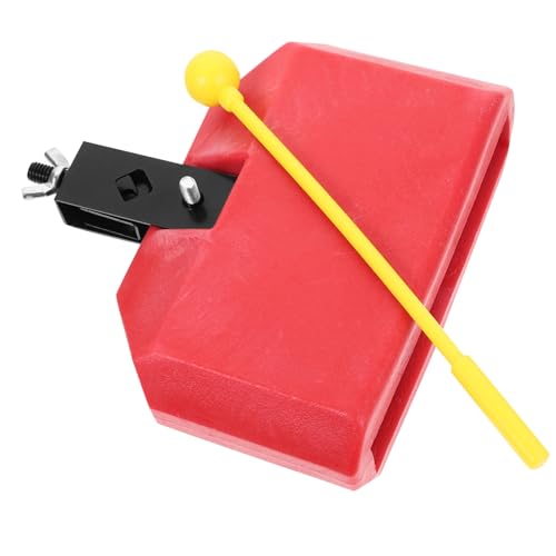 GOOHOCHY Square Accessories Red Set Latin Drum Drum Clamp Cowbell Musical Percussion Instrument