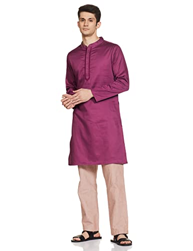 Image of Amazon Brand - Symbol Men's Cotton Regular Fit Long Kurta
