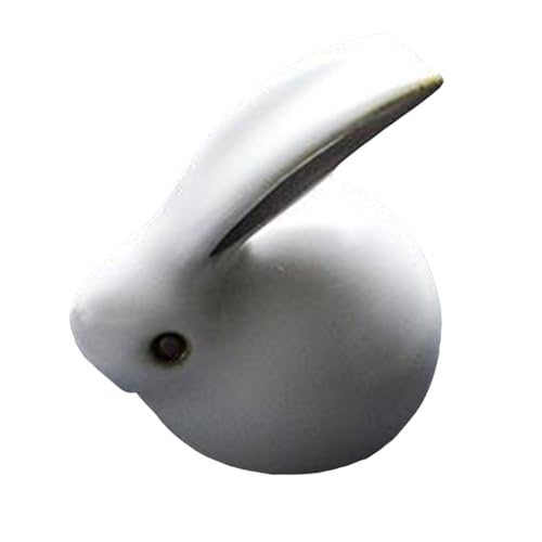 Lapin en céramique sous forme de statuette fine, le cadeau idéal pour une crémaillère