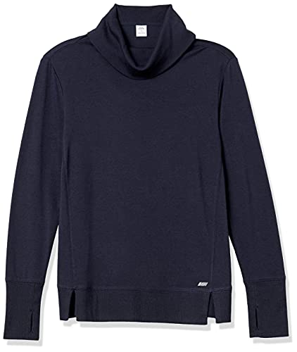 Amazon Essentials Women's Studio Terry Long-Sleeve Funnel Neck Sweatshirt