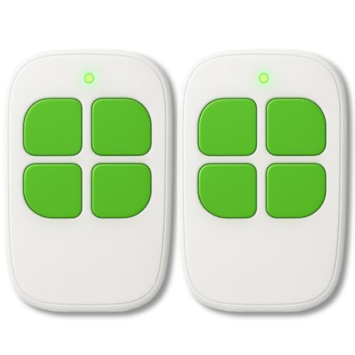 LINEOPS - Telecomando per cancello compatibile AAM0085 AAM0084, AAM0049 ControlGate 433Mhz - Batterie incluse - Garanzia 3 Anni (Set di 2) (2)