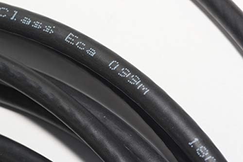Webro 50m of Black Double Screened RG6 Satellite Aerial Coax Cable and 50 Clips
