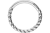 helix silber ring ➤ HAUTFREUNDLICHER CHIRURGENSTAHL 316L, der die neuen EU DIN-Normen erfüllt