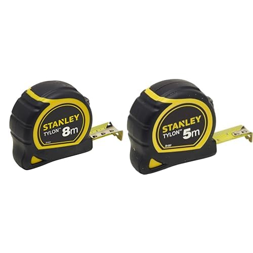 Ruban Tylon Stanley 8m 25mm et metre ruban 5m 19mm acier 0-30-697