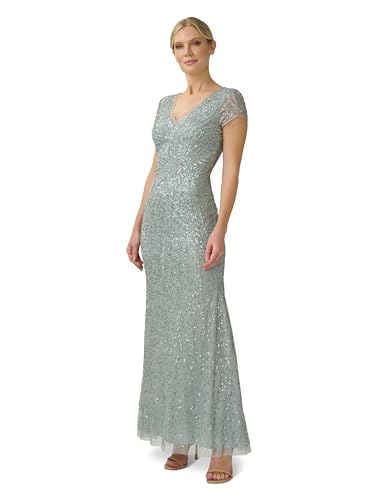 Image of Adrianna Papell Women's Beaded Mermaid Gown