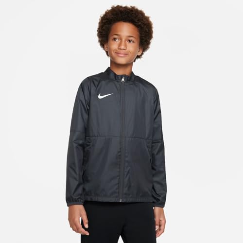 Nike Repel Park20 Kids' Soccer Jacket (BV6904-060, Anthracite/Anthracite/White)2