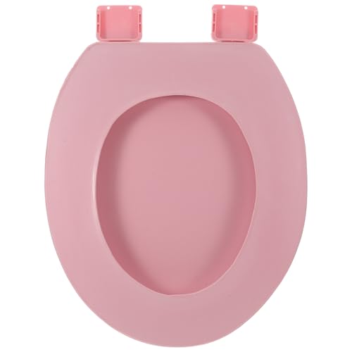 GATHINESS Abattant Wc Mousse Souple O Assise Rembourrée Confortable et Épaisse, Fermeture Silencieuse, pour Salle de Bain et Hôtel, Matériau Écume Solide