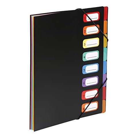 Viquel Rainbow Class with Pack of 8 Dividers Polypropylene Cover