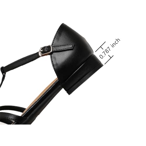 Women Closed Round Toe Low Chunky Braided Caged Sandals Fashion Strappy Comfortable Ankle Strap Flat Gladiator Dressy Roman Sandal For Casual Walking2