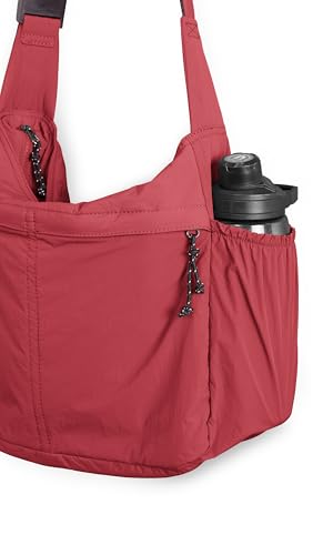 Image of ODODOS 20L Crossbody Tote Bag Large Capacity Lightweight Hobo Shoulder Sling Bags for Gym Shopping Beach Travel