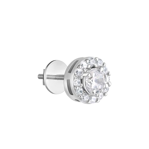 Image of GIVA 925 Silver Eclat Stud For Men| Earrings to Gift Men & Boys| With Certificate of Authenticity and 925 Stamp | 6 Months Warranty
