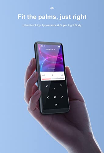 Lettore MP3 da 32 GB con Bluetooth 5.2, Lettore