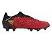 adidas X Speedflow.3 Firm Ground Unisex Shoes Size 7, Color: Vivid Red/Gold Metallic/Core Black-Red